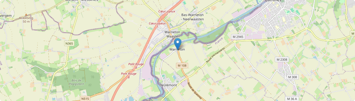 Warneton - Carte