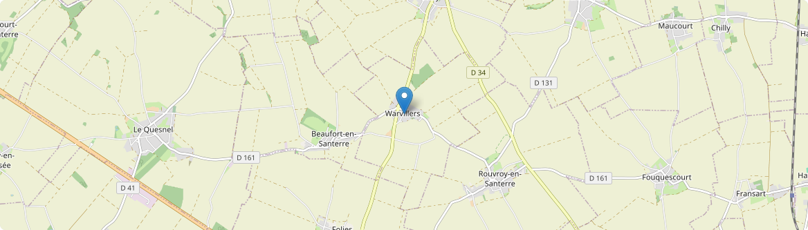 Warvillers - Carte