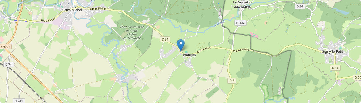 Watigny - Carte