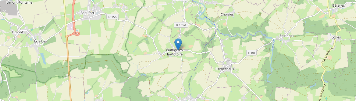 Wattignies-la-Victoire - Carte
