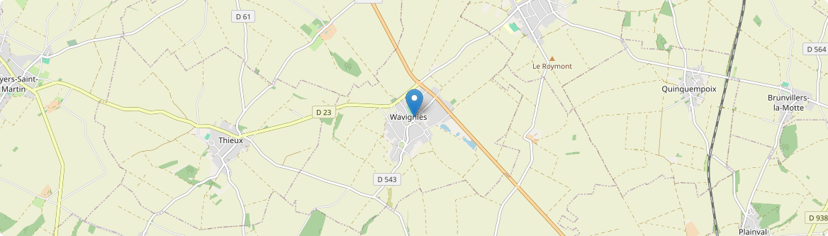 Wavignies - Carte