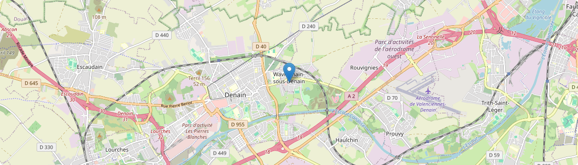 Wavrechain-sous-Denain - Carte