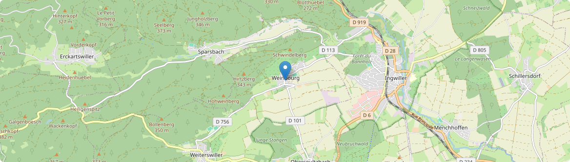 Weinbourg - Carte