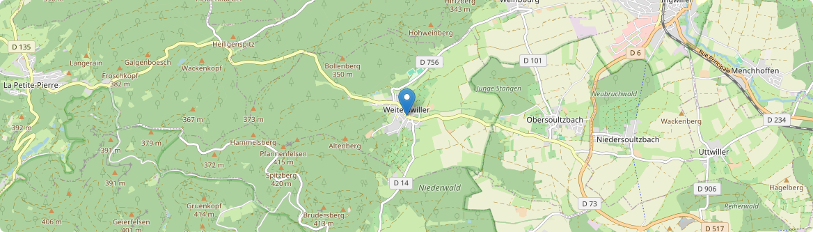 Weiterswiller - Carte