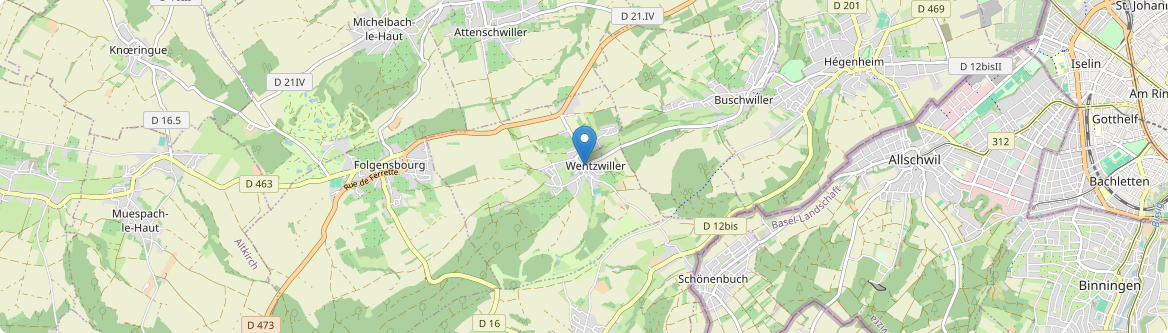 Wentzwiller - Carte