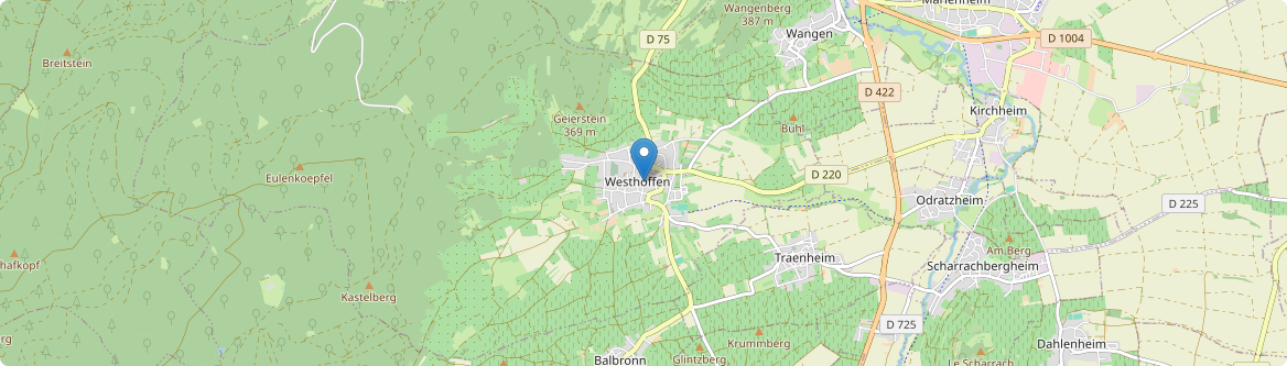 Westhoffen - Carte