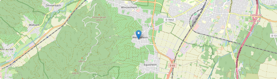 Wettolsheim - Carte