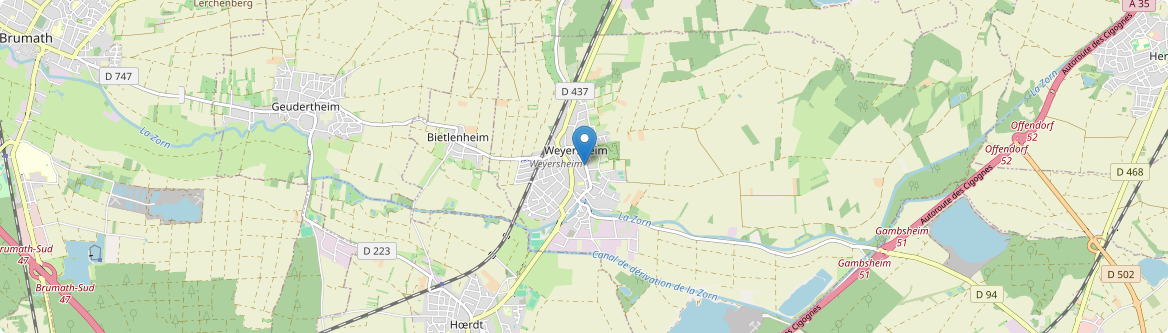 Weyersheim - Carte