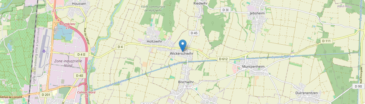 Wickerschwihr - Carte