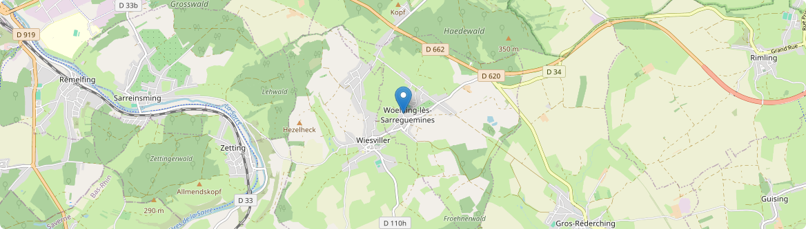 Wiesviller - Carte