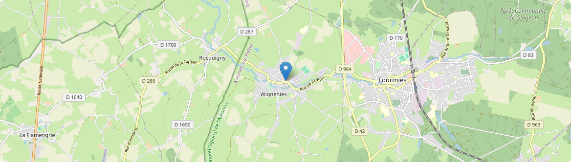 Wignehies - Carte