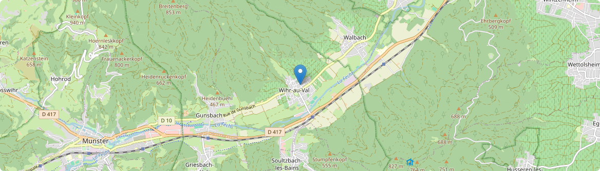 Wihr-au-Val - Carte