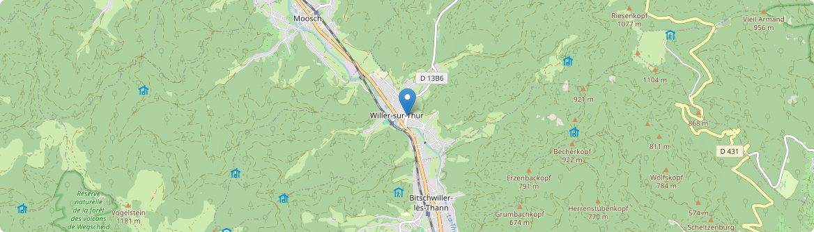 Willer-sur-Thur - Carte