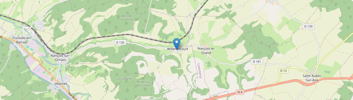 Willeroncourt - Carte