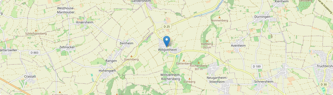 Willgottheim - Carte