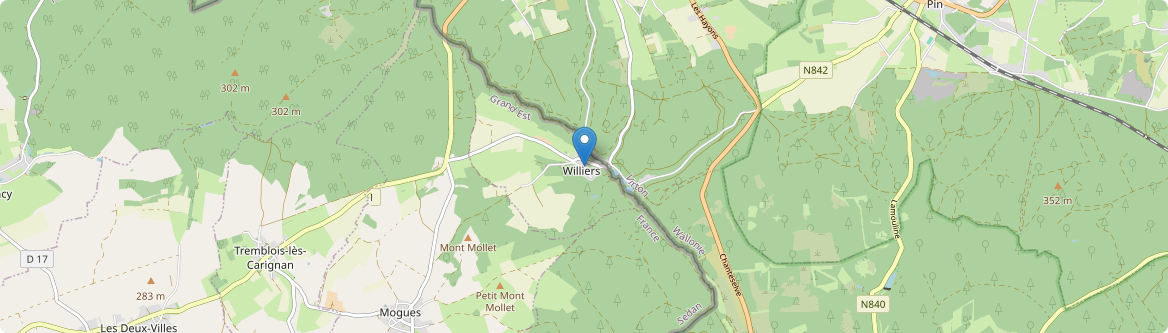 Williers - Carte