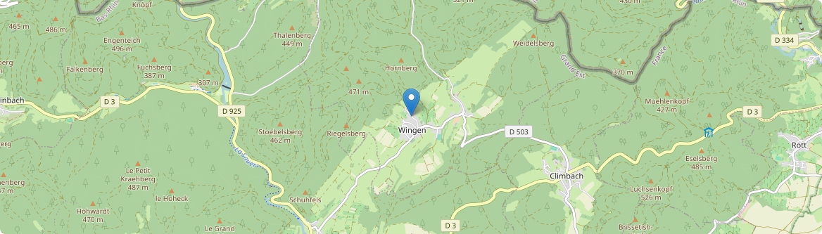 Wingen - Carte