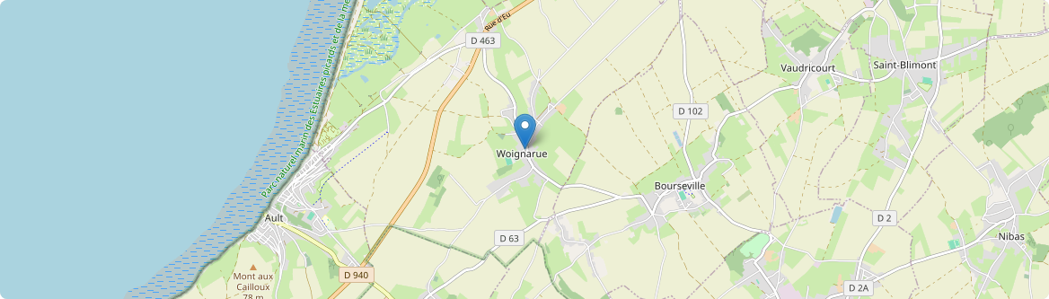 Woignarue - Carte