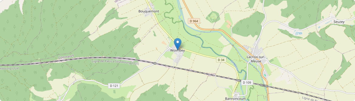 Woimbey - Carte