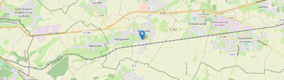 Woincourt - Carte