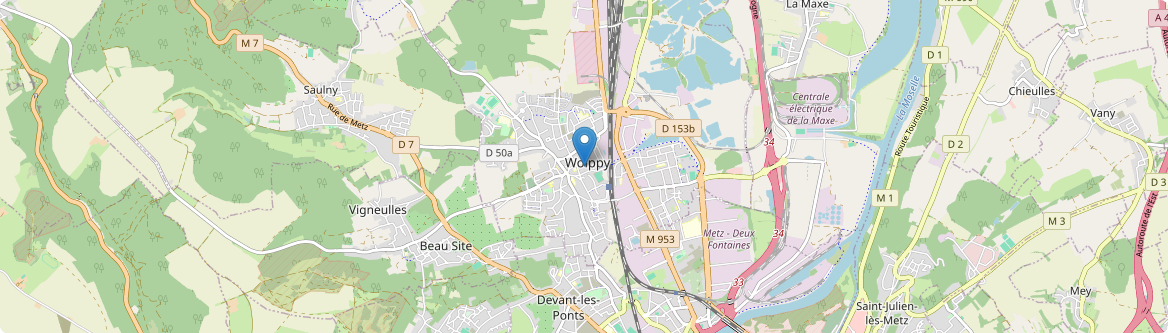 Woippy - Carte