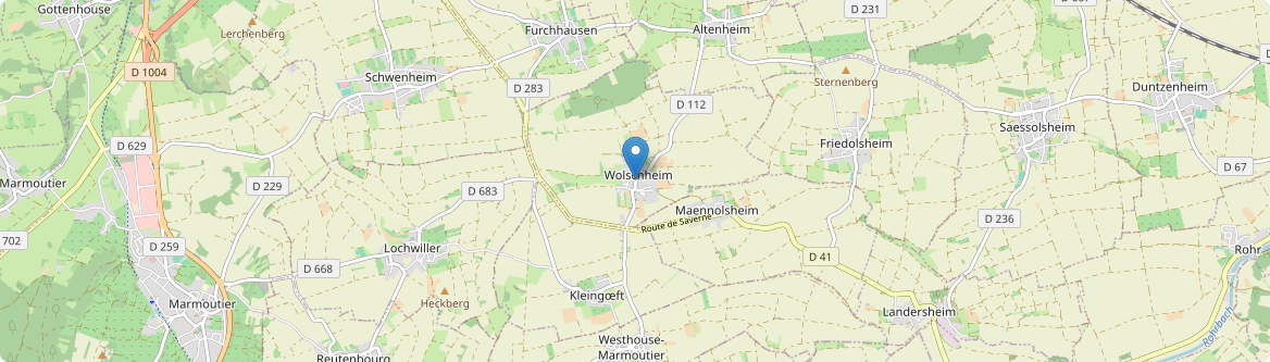 Wolschheim - Carte