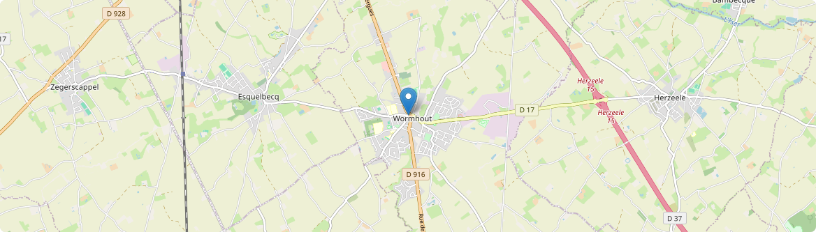 Wormhout - Carte