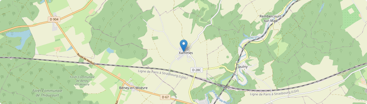 Xammes - Carte