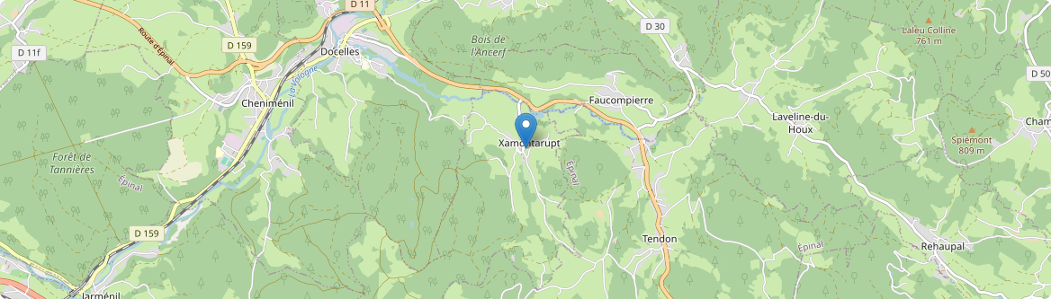 Xamontarupt - Carte