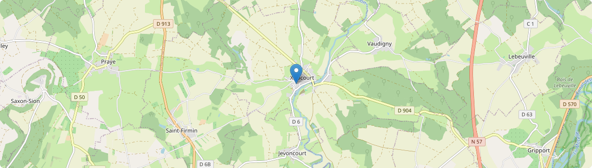 Xirocourt - Carte