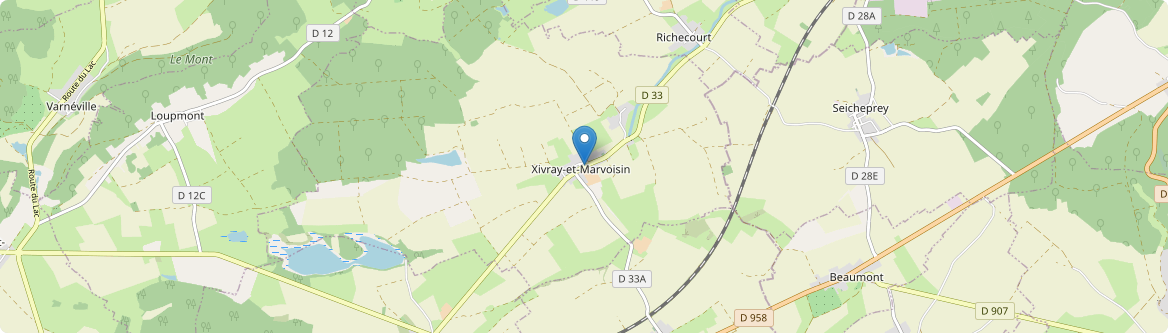 Xivray-et-Marvoisin - Carte