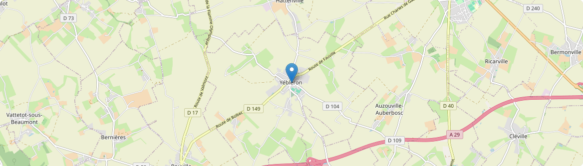 Yébleron - Carte