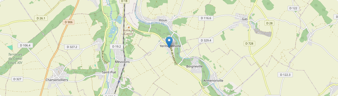 Yermenonville - Carte