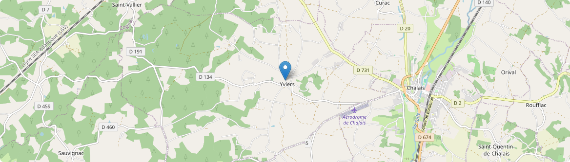 Yviers - Carte