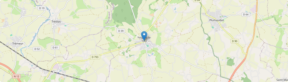 Yvignac-la-Tour - Carte