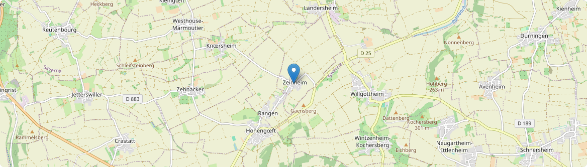 Zeinheim - Carte
