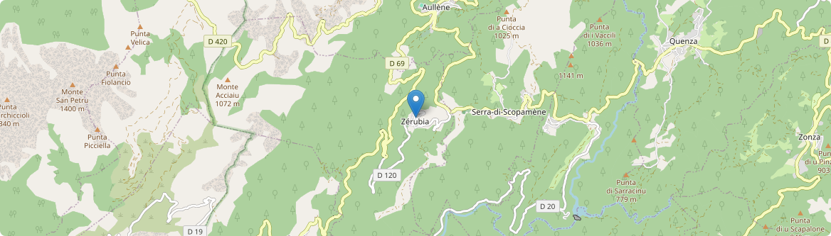 Zérubia - Carte