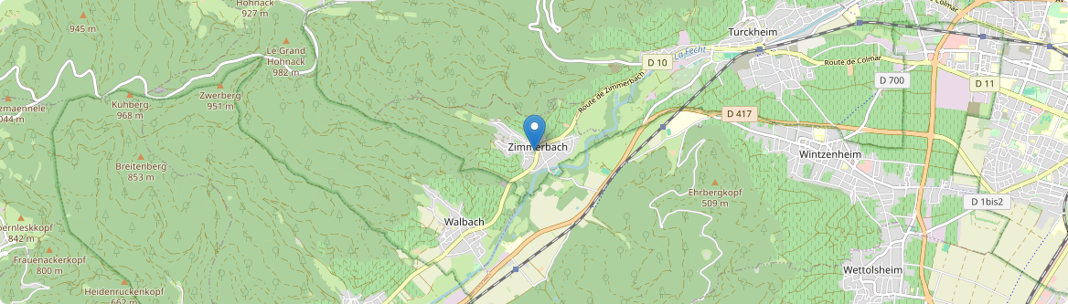 Zimmerbach - Carte