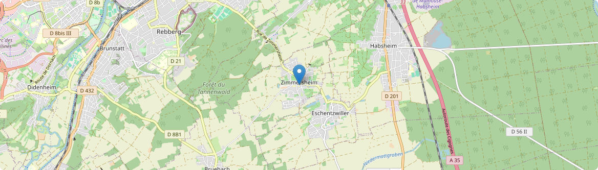 Zimmersheim - Carte
