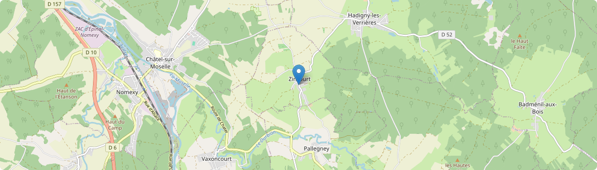 Zincourt - Carte