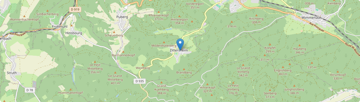 Zittersheim - Carte