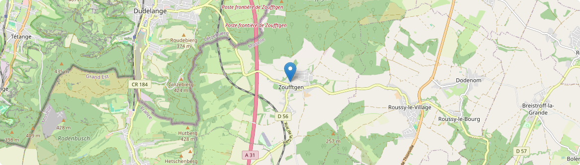 Zoufftgen - Carte