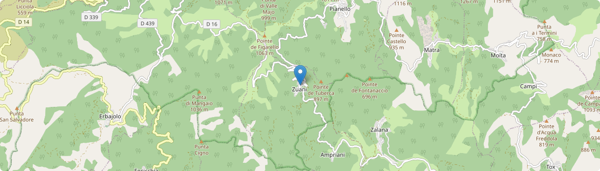 Zuani - Carte