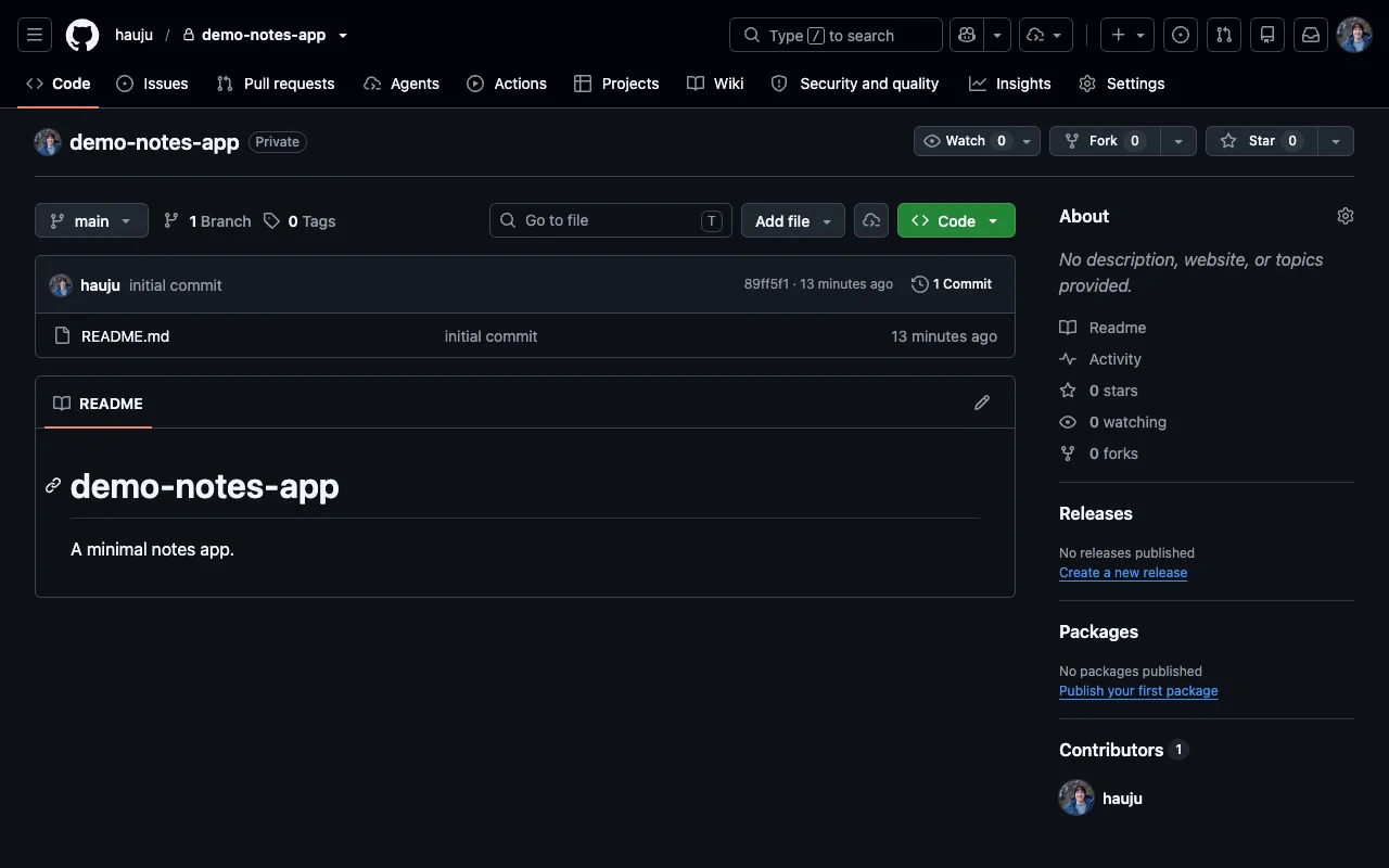 Step 1 of How to delete a repository in GitHub