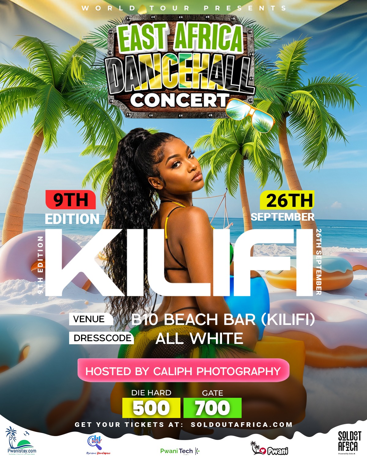 East africa Dancehall concert 9th edition — event poster, Kilifi