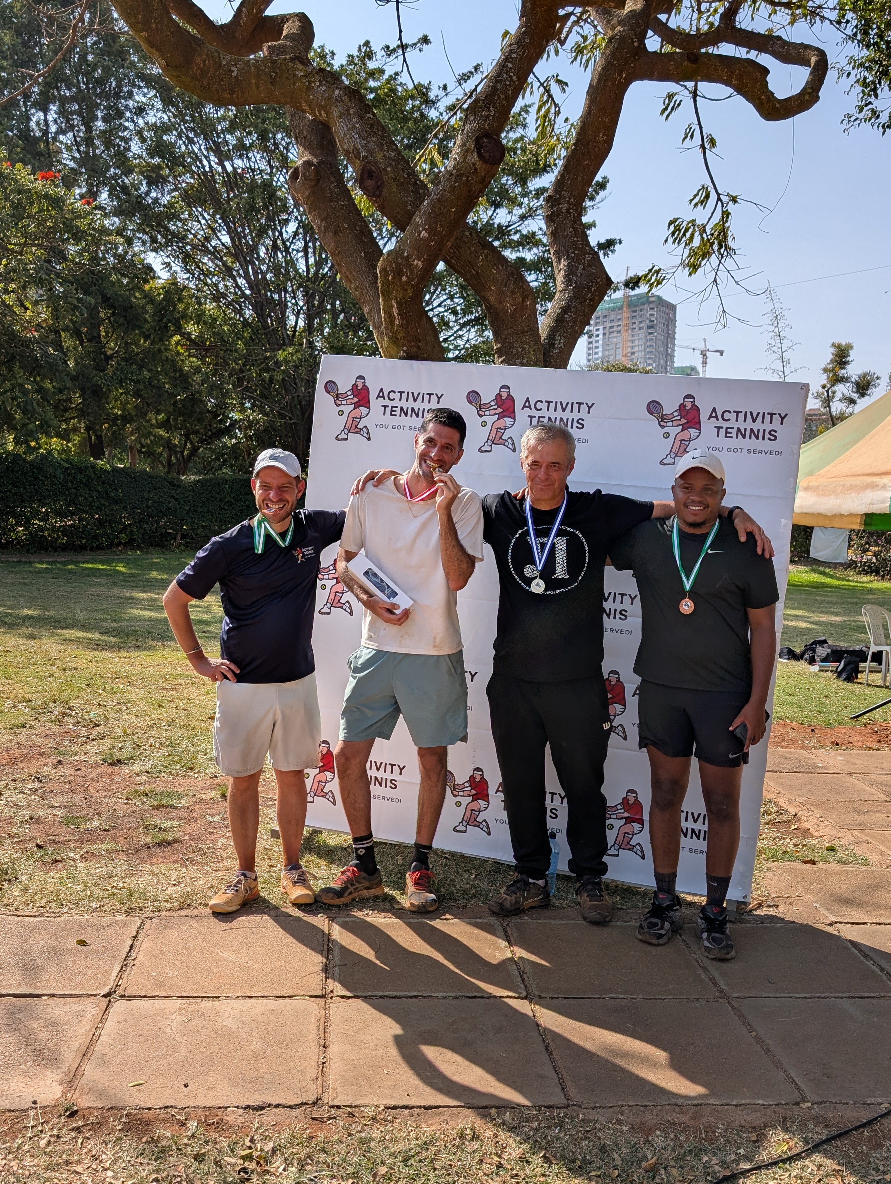 Tennis academy practice