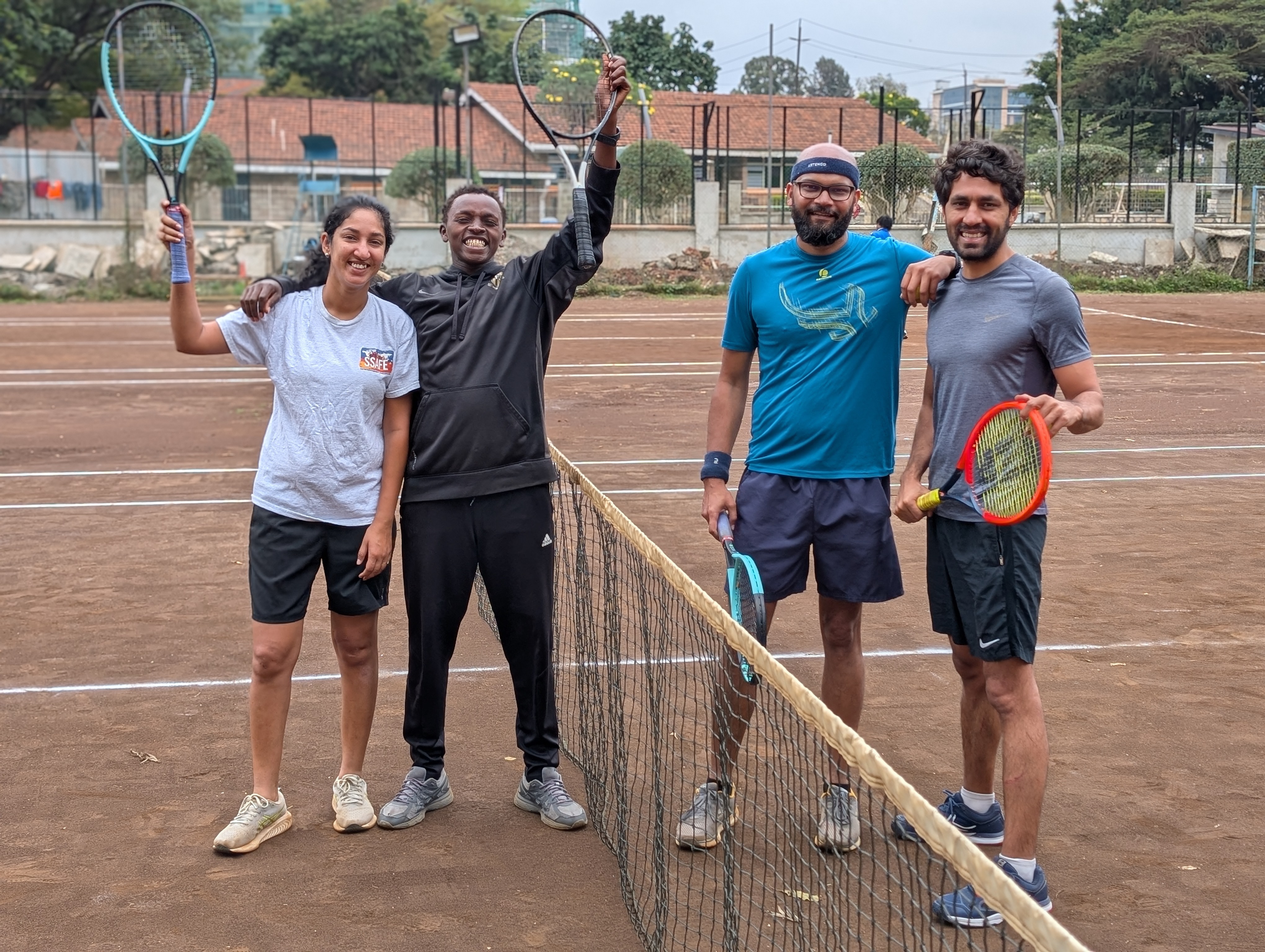 Tennis player portrait