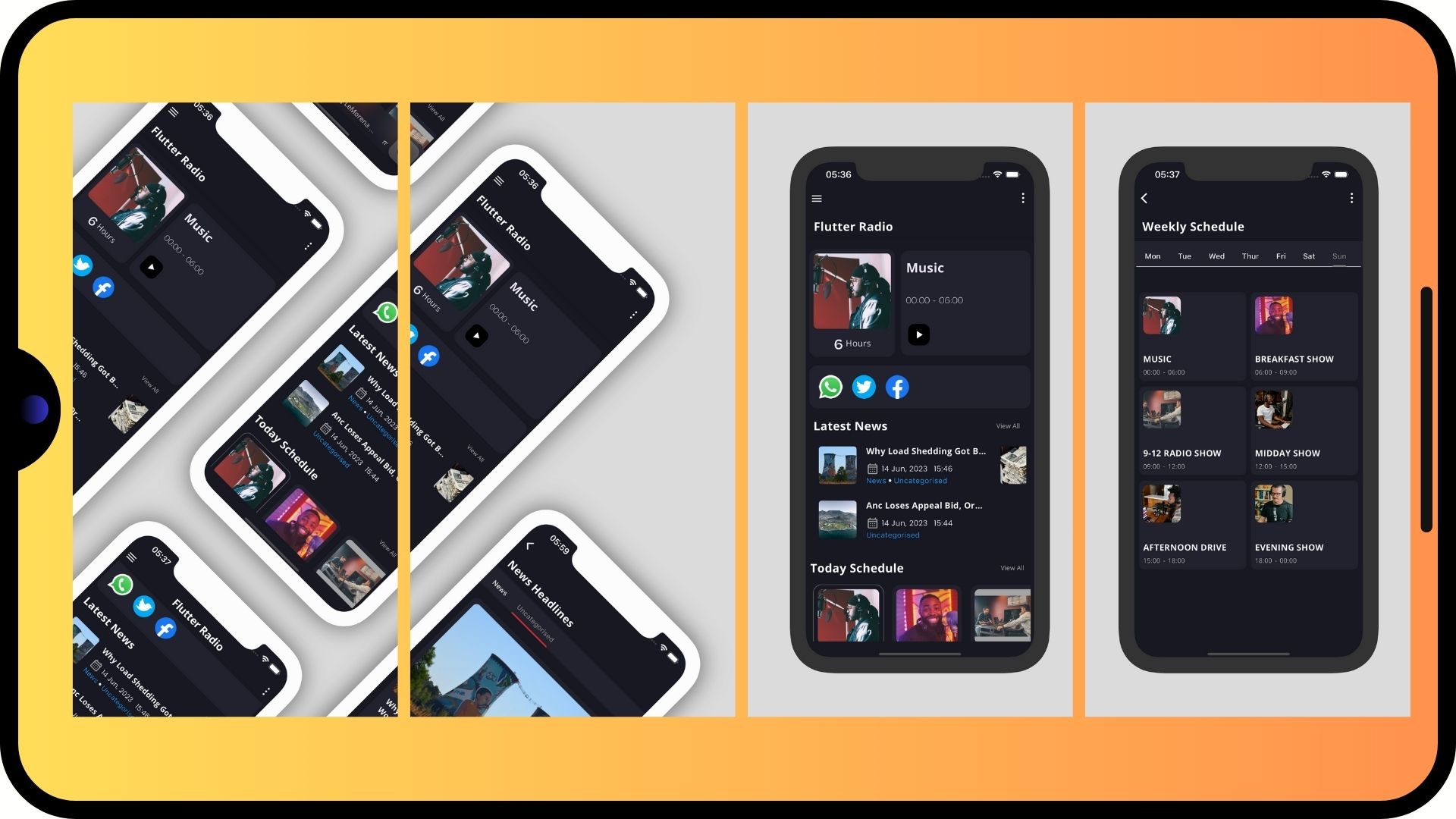 WordPress Flutter Radio App