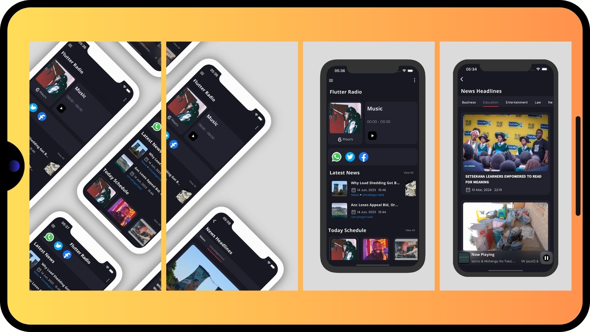 WordPress Flutter Radio App
