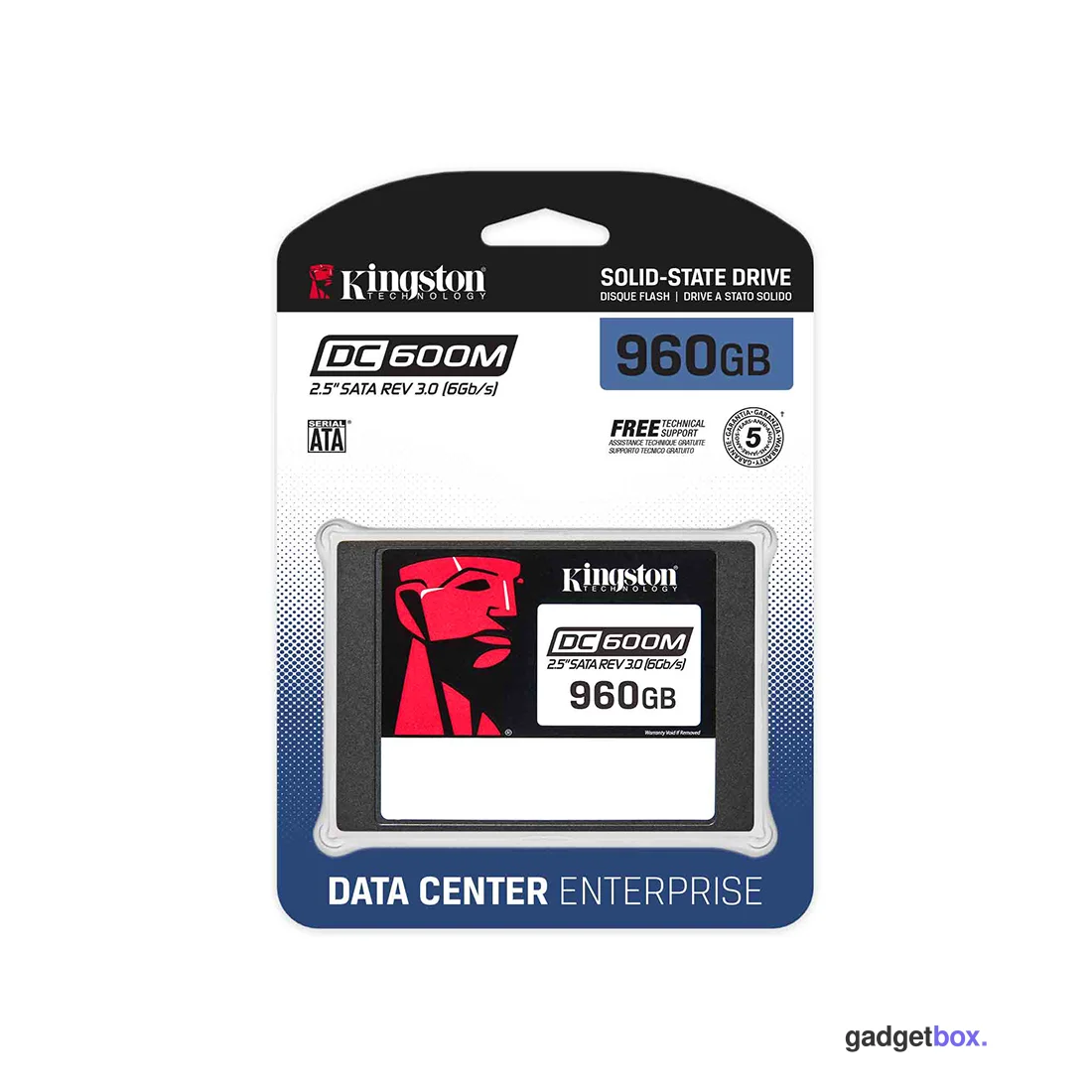 Твердотельный накопитель SSD Kingston SEDC600M/960G SATA 7мм